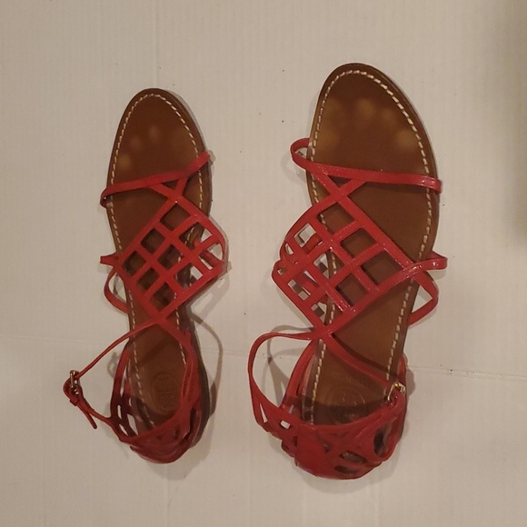 Tory Burch Sandals. Red - Picture 2 of 7